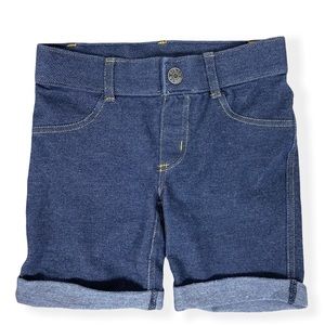 Circo Girl's Blue Denim Legging Shorts Size XS (4/5)